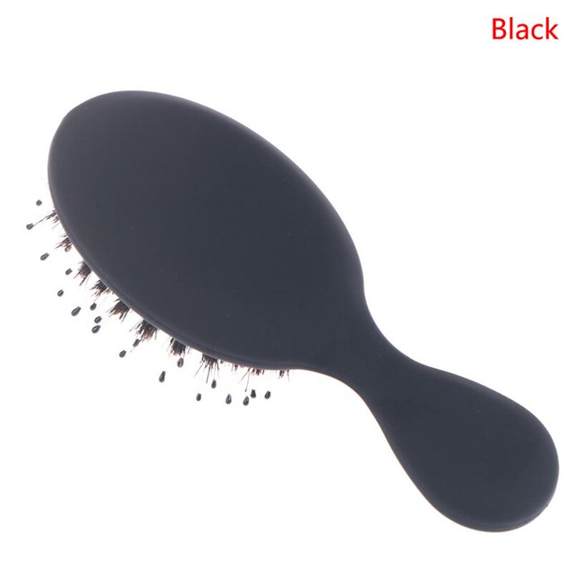 Cepillo para el cabello Peine para masaje del cuero cabelludo Cepillo para el cabello BristleNylon Mujeres Wet Curly Detangle Cepillo para el cabello para salón Peluquería Herramientas de peinado Gao Jinjia LED