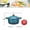 Navy-3, variant on 3-Quart Enameled Cast Iron Dutch Oven, Navy with Cream Interior | Even Heat Distribution & Easy-Grip Handles | Ideal for Braising, Roasting,Stewing & Bread Baking
