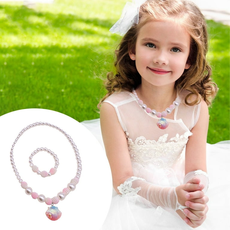 Shell necklace for girls deals