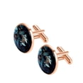 thumbnail image 2 of Wolf Men's Cufflinks for Formal Attire, Made of Stainless Steel, for Special Occasions and Business Meetings, 2 of 6