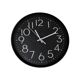 thumbnail image 1 of Reloj De Pared De Colores Análogo y Silencioso De Plástico negro Mediano, 1 of 9