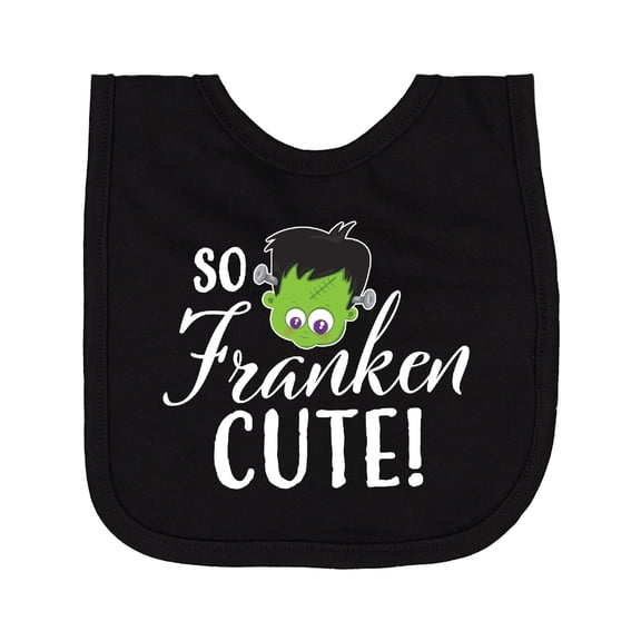 Inktastic Halloween So Franken Cute Newborn Bib