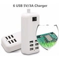 thumbnail image 6 of USB Charger USB Charging Station with Rapid Charging Auto Detect Technology Safety Guaranteed 6-Port for Multiple Devices Smart Phone Tablet, 6 of 7
