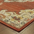 thumbnail image 2 of Oriental Weavers Toscana Indoor Rug Rectangle Area Rug Orange 9'10" X 12'10", 2 of 3