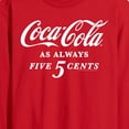 thumbnail image 2 of Coca-Cola - As Always Five Cents - Men's Long Sleeve T-Shirt, 2 of 4