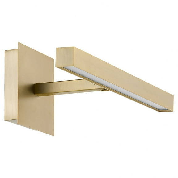 940-18-80-Quorum Lighting-7W 1 LED Picture Light- Inches Tall and 18 Inches Wide-Aged Brass Finish