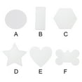 thumbnail image 2 of Porte-clés en Plastique Portable DIY Pré-Percé Réutilisable Design Artistique Transparent Protection Film Peinture Porte-Clés Rond 7.5cm 2.5mm, 2 of 6