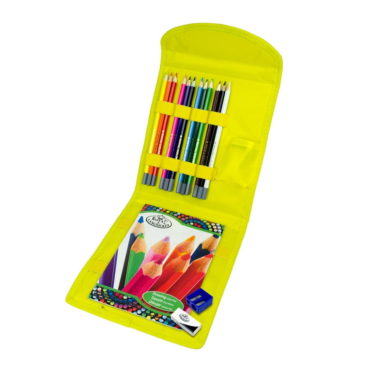 Royal & Langnickel Keep N' Carry Drawing Kit for Kids with Yellow