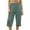 Green, variant on Ohufall Cropped Loungewear Pants for Women Straight Leg Loose Sleepwear Solid Color Comfort Pajama Pants