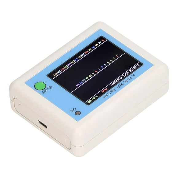ABPETE 2.4G 5G Spectrum Analyzer with 2.4 Inch TFT Color Screen Scanner for Wireless Network Analysis and Signal Monitoring for IT Professionals