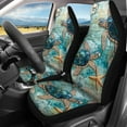 thumbnail image 2 of Pzuqiu Vintage Sea Turtle Automotive Seat Covers Car Accessories Easy to Install Washable Set Seat Protectors Universal Automotive Vehicle Seat Cover Universal Fit Most Sedans, 2 of 7
