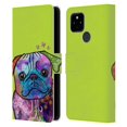 thumbnail image 1 of Head Case Designs Officially Licensed Duirwaigh Animals Pug Dog Leather Book Wallet Case Cover Compatible with Google Pixel 4a 5G, 1 of 6