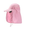 thumbnail image 2 of Yirtree Foldable Sun Cap, Fishing Hats, UPF 50+ Protection Caps with Face Mask Neck Flap, 2 of 8