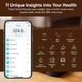 thumbnail image 6 of Wyze Scale S, Scale for Body Weight, Digital Bathroom Scale for Body Fat, BMI, Muscle, and Heart Rate, Body Composition Analyzer with App, Batteries Included, Bluetooth, 400 lb, White, 6 of 8