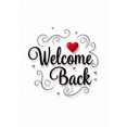 thumbnail image 4 of Welcome Back Theme Party Banner Heart Design Background Wedding Event Backdrop School Decorations Reunions Photo Props, 4 of 4