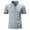 Gray, variant on SwiftWear Men Short Sleeve Polyester Stand-up Collar Casual Casual Shirts Gray M