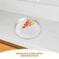 thumbnail image 3 of KAKOWELY pizza grill pan 2 pcs Metal Pizza Grill Pan Perforated Round Cheesy Crust Pizzas Tray Pizza Baking Pan Bread Oven Pizza Pan for Home Commercial Use, 3 of 5