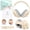 Cream White, variant on UQN 2-in-1 Baby Ear Muffs Noise Protection, Noise Canceling Headphones for Baby & Toddler 0-36 Months, Adjustable Headband, Hearing Protection Earmuffs in Plane & Improves Sleep - White