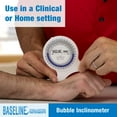 thumbnail image 2 of Baseline Bubble Inclinometer - Professional Easy To Read Range Of Motion Test For Physical Therapy, Rehabilitation, And Recovery With Carrying Case, 2 of 6