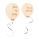 thumbnail image 2 of Bebé Mensual Hito Globo Bebé Globo de madera Hito Fiesta Suministro Foto Props Hito de madera para niños pequeños Niños Niñas Bebé recién nacido 2 piezas CUTICAT Globo de hito, 2 of 7