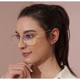 thumbnail image 2 of Gafas con filtro de luz azul para mujeres y hombres, marco de metal, bloquean la luz azul, 2 of 7