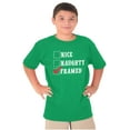 thumbnail image 5 of Xmas Naughty Nice Framed Checklist Crewneck T Shirts Boy Girl Teen Brisco Brands S, 5 of 6