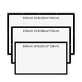 thumbnail image 2 of Portable 100 120 150 Inch Projection Screen 3D HD Wall Mounted Projector Screen Canvas 16:9 White Screen Home Theater Film ,Sharper and Brighter, 2 of 6