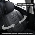 thumbnail image 4 of Universal Car Seat Covers, Pu Waterproof Artificial Leather Protectors, 360° Full Coverage, Upgrade Interior Accessories For Cars, Suitable For Most Vehicle Models., 4 of 9