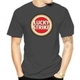 thumbnail image 1 of Camiseta de cigarrillo Lucky Strike para hombres, camisa Vintage nostálgica de algodón para fumar, Camiseta estampada de bronceado, camisetas de moda con cuello redondo Fivean unisex, 1 of 2