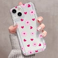 thumbnail image 5 of Funda de teléfono con estampado gráfico de corazón de amor para iPhone 14 15 16 Pro Max 11 12 13 Pro Mini X XR XS 7 8 Plus SE2, funda suave a prueba de golpes, 5 of 5