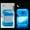 Blue, variant on Aufmer Quicksand Luminous Windproof Lighter,refillable lighters,Luminous Transparent Oil bin fine Gift