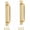 Gold, variant on ABCISI 2 Pack Rustic Barn Door Handles, 7 inch Aluminum Alloy Modern Handles for Sliding Door Wardrobe Kitchen Cabinet Shed with Mounting Screws, Gold Sliding Gate Door Pull Handle
