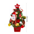 thumbnail image 3 of Mini Christmas Tree, LED Light Tabletop Christmas Tree, Small Christmas Tree with Lights for Home Office Decor, 50Cm Artificial Xmas Tree with Battery-Operated Lights for Christmas Decorations, 3 of 7