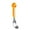 Orange, variant on Cute and Playful Design, Stainless Steel Spoon Fork Set, Lightweight and Easy to Grasp, Ideal for Meals and Snacks, Perfect for Young Diners