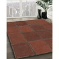 thumbnail image 2 of Ahgly Company Indoor Square Patterned Rust Pink Novelty Area Rugs, 4' Square, 2 of 6