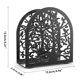 thumbnail image 3 of Servilletero, árbol y pájaro Caja de almacenamiento de metal Estante de almacenamiento de papel de mesa de acero inoxidable con tapete antideslizante para encimera Cocina Mesa de comedor Picnic Par. Afortunado Sencillez, 3 of 5