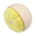 thumbnail image 3 of Pin Cushion Wooden Base Needle Pincushion Cute Small Pins Holder with Vertical Wooden Bowl Yellow, 3 of 6