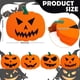 thumbnail image 3 of Alfombrilla de Calabaza para Bebidas de Halloween Fiudx Antideslizante Naranja y Negro, 3 of 6