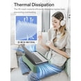 thumbnail image 3 of XNKOLMJ Breathable Laptop Pillow  Ultra Lightweight Lap Desk with Cushion  Computer Pillows for Laptop with Partitioned Storage Bag  Designer Stopper - Lap Pad Fits up to 15.6 Inch Laptop, 3 of 7