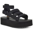 thumbnail image 2 of Teva Womens Flatform Mevia Sandal Black - 1116810-BLK BLACK, 2 of 6