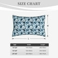 thumbnail image 4 of Sikiie Daisies Flowers Print Plush Pillow Cover, Wrinkle-proof and Stain-resistant Pillow Protector without Pillow Core, Home Decoration-20"x30", 4 of 6