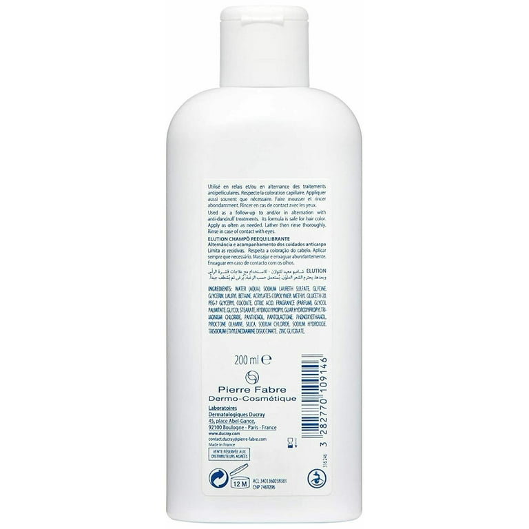 Ducray ELUTION Rebalancing Anti-Dandruff Shampoo, 200ml (6.7oz) - Walmart.com