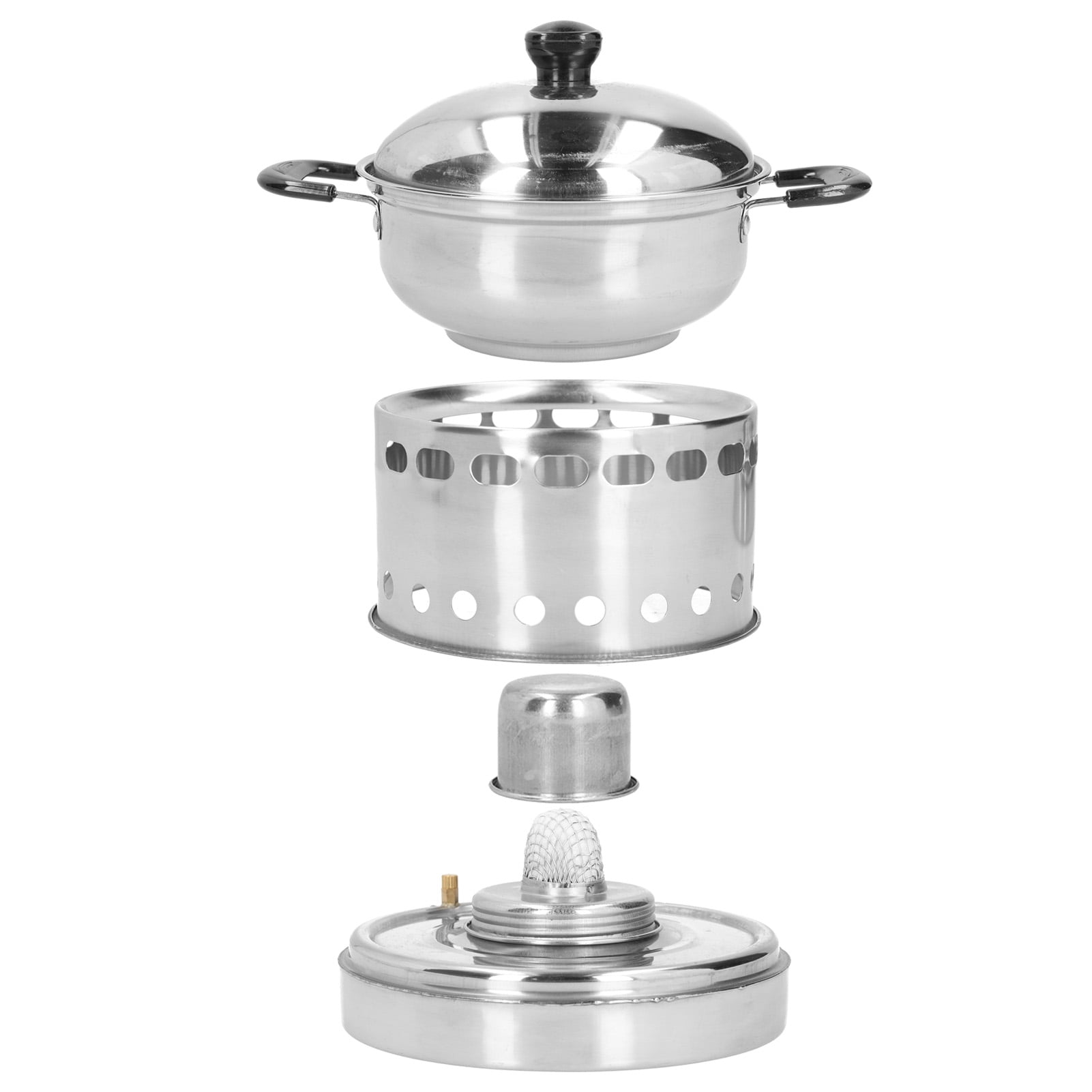 Hot Pot Stove, Firm Stainless Steel Hot Pot Stove, Non Polishing For