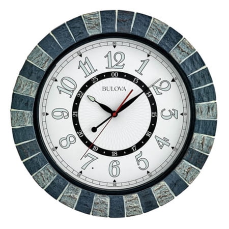 Garden Party 18 Outdoor Wall Clock by Bulova