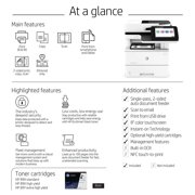 HP LaserJet Enterprise M528dn Auto Duplex All-in-One MFP Monochrome Laser Printer