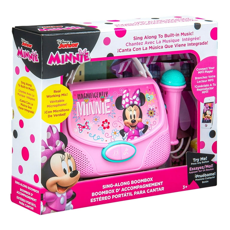 Disney Junior Minnie Sing-Along Boombox - Walmart.com