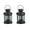 Black, variant on ZZkhGO Retro Metal Hollow Star Lamp, 2-Pack Aromatherapy Candle Holder Decorative Wind Lamp, Light Shadow Display for Party Wedding Christmas Hotel Club Decor, Red