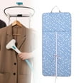 thumbnail image 6 of TISHITA Ironing Board Mat Garment Steamer Pad Handheld Heat Resistant Ironing Pad Steamer Pad for Sewing Room Clothes Traveling Blue, 6 of 8