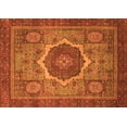 thumbnail image 1 of Ahgly Company Indoor Rectangle Oriental Orange Modern Area Rugs, 8' x 10', 1 of 4