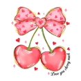 thumbnail image 2 of Women'S Valentine'S Day Printed Short-sleeved T-shirt, 2 of 7